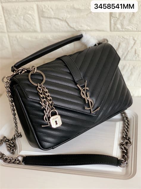 ysl bag black|ysl shoulder bag price.